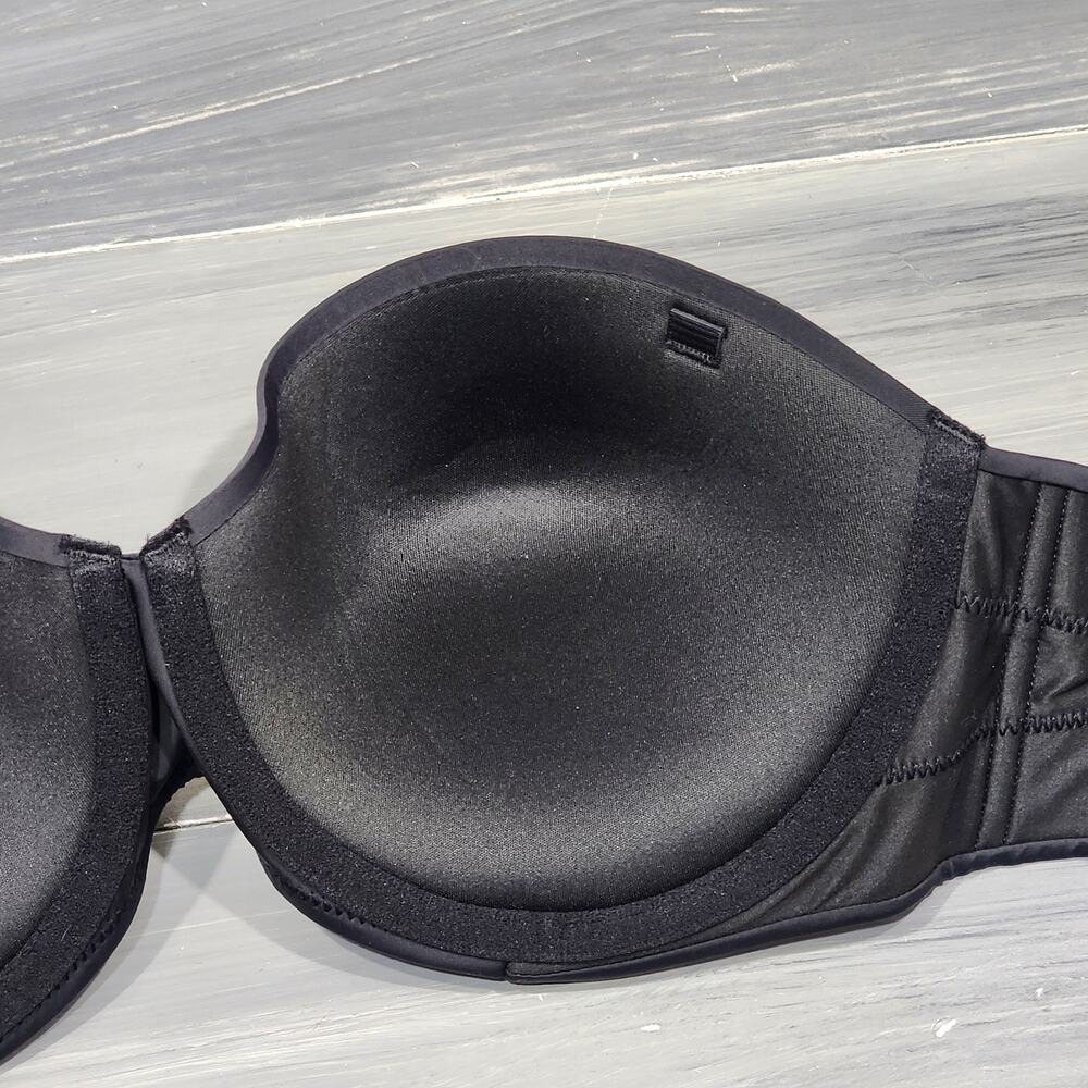 Calvin Klein Naked Glamour Strapless Push-Up‎ Bra 36C QF5677 Black - Picture 8 of 12